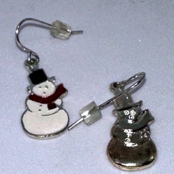 Snowman Earrings Holiday Christmas Winter‎ Dangle Drop Earrings NWT - Picture 6 of 8